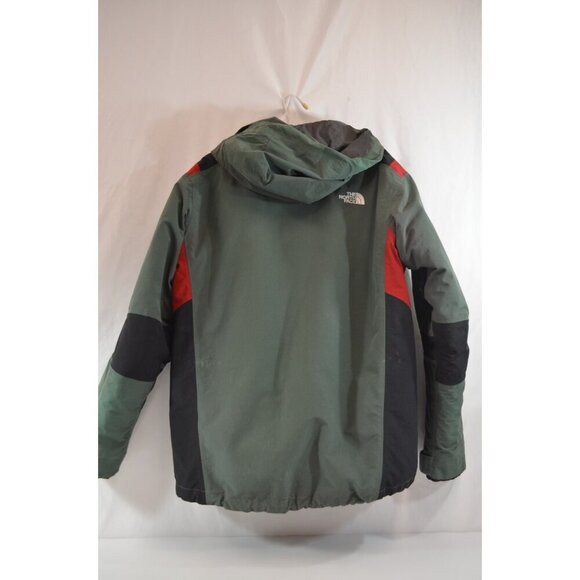 The North Face Mens Jacket Size Large Retro Outdoors Green Black Detachable Hood - Picture 14 of 16